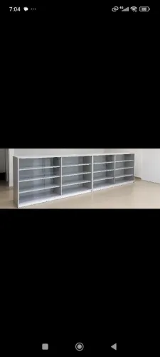 Balcão Expositor de Vidro - 2 Módulos com Prateleiras