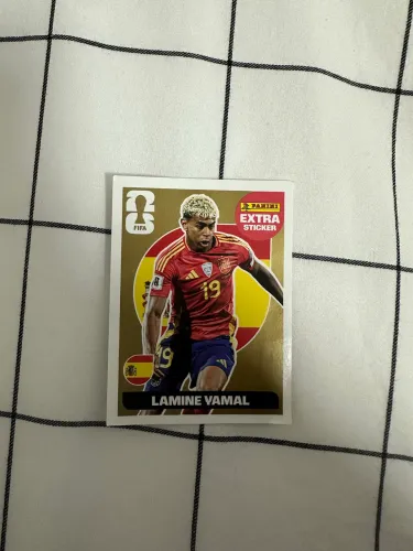 Figurinha ouro Lamine Yamal