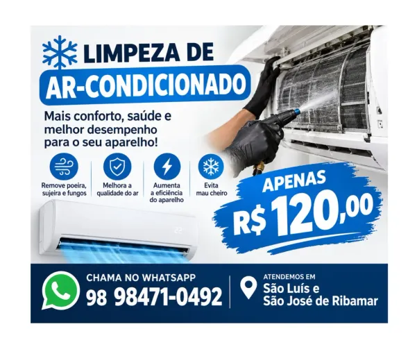 Limpesa de ar-condicionado 