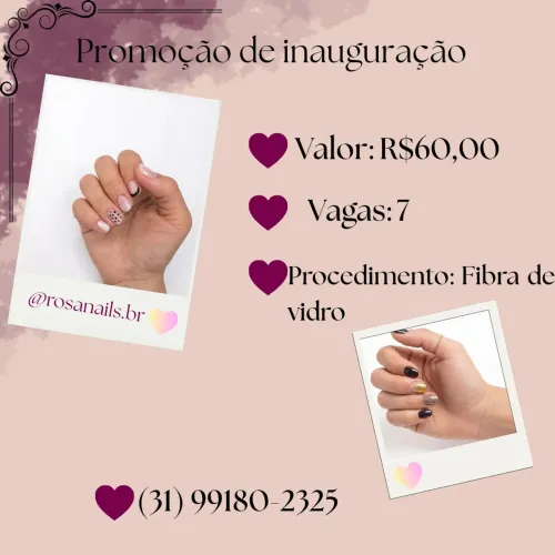 Alongamento em fibra de vidro- LEIA A DESCRIÇÃO