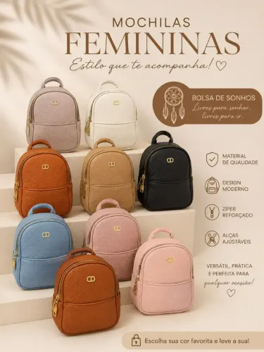 Mochila feminina