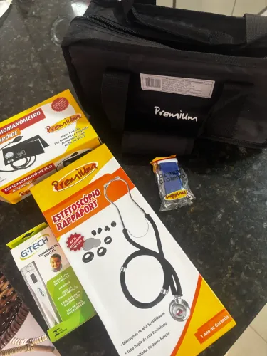 Kit estetoscópio enfermagem 