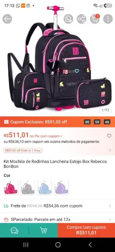 Mochila escolar
