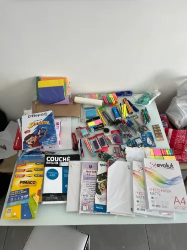 Lote Papelaria Completo para Revenda | 272 Itens Novos