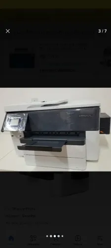 Instalação de Bulk Ink Hp Officejet 7740