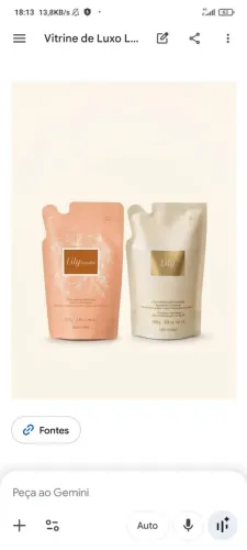 Vende-se dois refil de creme corporal da Lily por $200reais pagamento á vista 