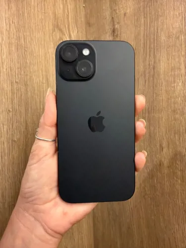 IPHONE 15 256GB PRETO SEMINOVO!!!