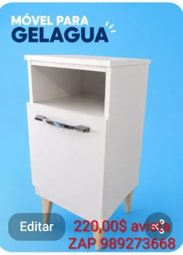 Móvel para gelagua em MDF