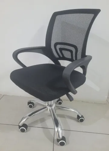 Cadeira de Escritório Diretor Giratória Preta