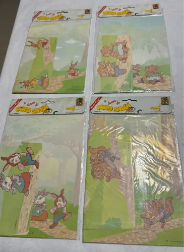Kit 6 papéis de carta e envelopes raro Coleção Saguí anos 80 ( ESCOLHER ESTAMPA )