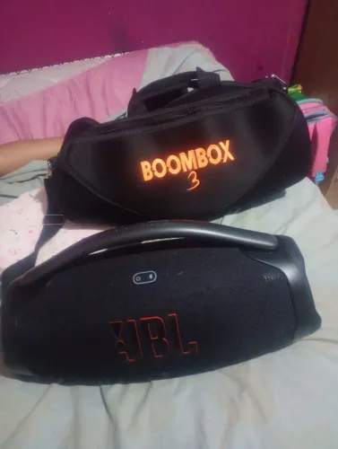Caixa de som bombox 3 mas bolsa case protetora