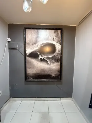 Quadro decorativo caveira