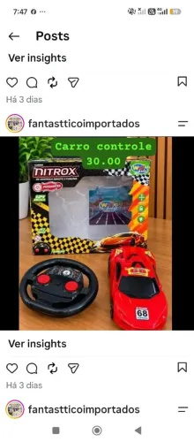 Carro de controle sem fio