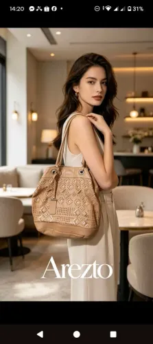 Bolsa Arezzo de couro legítimo