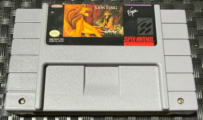 The Lion King SNES Original Americano Super Nintendo
