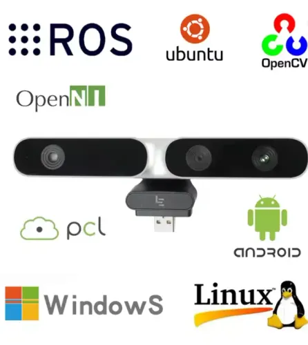 Câmera 3D RGBD Scanner 3D OpenCV Astra Pro 