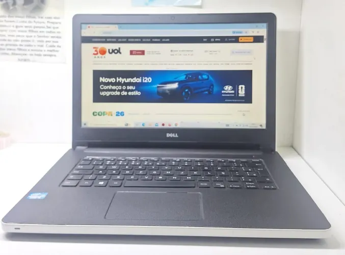 Notebook Dell Intel core i5 , 128GB SSD/ 4Gb ram DDR4 / bateria 3horas
