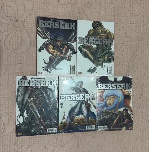 Mangá Berserk Vol. 1 ao 5 | Novos e Lacrados de Fábric