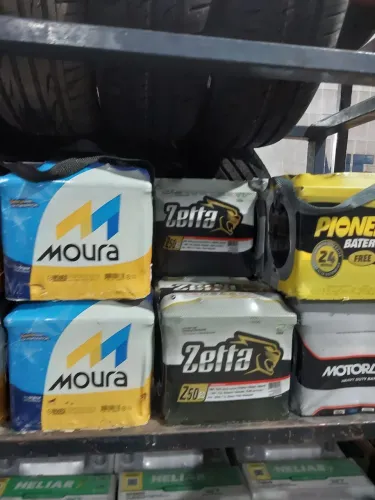 Troca de óleo baterias pneus moura zetta Tudor heliar 10x