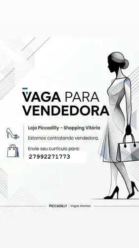 VAGA PARA VENDEDOR (A)