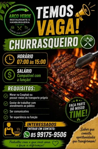 Vaga para Churasqueiro