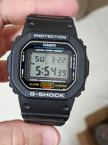 Relógio Casio G-Shock DW-5600E Original (Luz EL) - Novo / Full Set