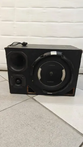 Caixa Trio Booster Ativa com Subwoofer 12" + Módulo Integrado - Ler Descrição