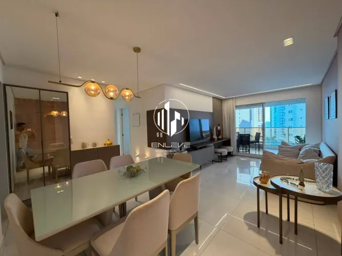 Apartamento de 127m2 com 3 Suítes e Todo Projetado, no Altiplano