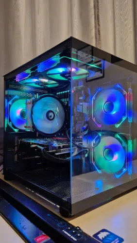 PC novo Xeon RX 580 8GB SSD e HD com garantia e brindes!