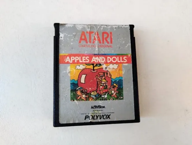Atari: Apples And Dolls - Jogo Original Com Desgastes