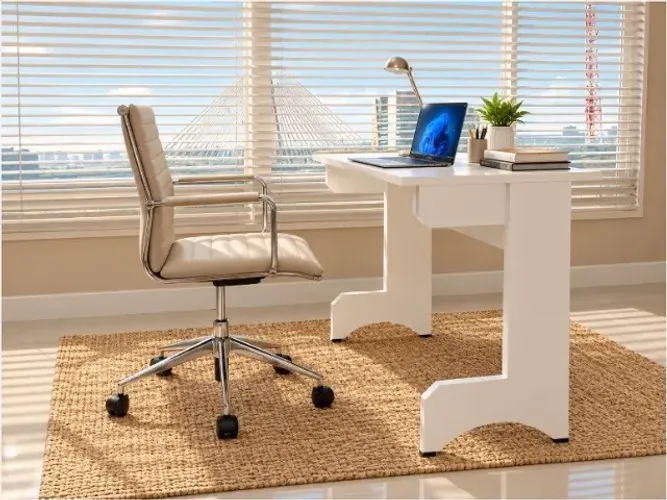 Mesa Clean Office Multifuncional. L90cm x P35cm x A74cm.