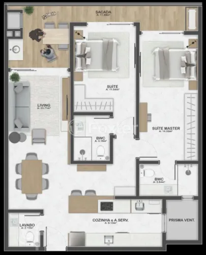 Apartamento à venda Estrada Caminho dos Açores, Santo Antônio de Lisboa - Florianópolis