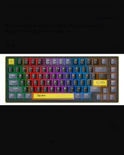 Teclado mecânico gamer