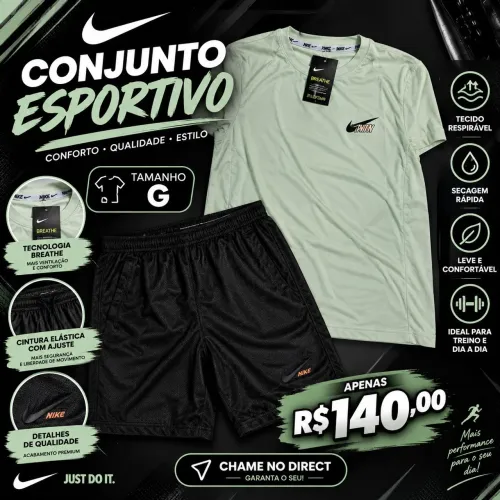 Conjunto Dry fit esportivo