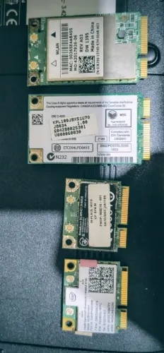 Kit com 4 Placas Wi-Fi Mini PCIe - R$ 120 (todas juntas!)