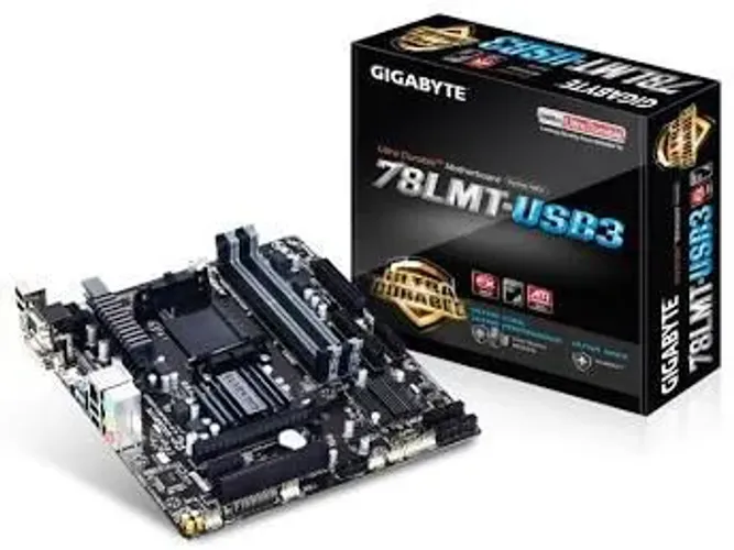 Kit placa mãe GA 78LMT - USB3, Processador Amd FX 4300, Placa de Vídeo RX550, 16 gb memo. 