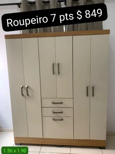 Roupeiro Casal Novo Entrega e Montagem Imediata