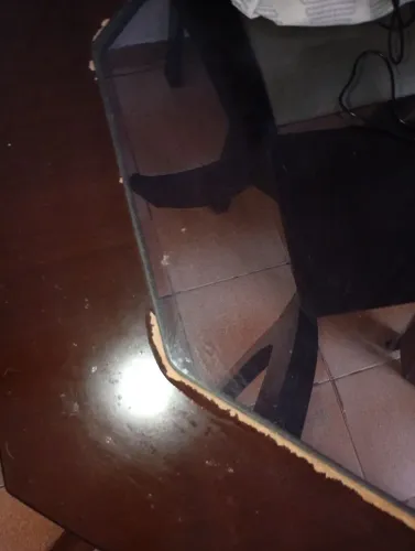 Mesa Com Tampa de Vidro