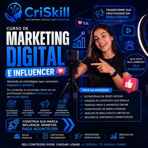 Cursos Presenciais de Marketing Digital e Preparatórios para Concursos em Salvador