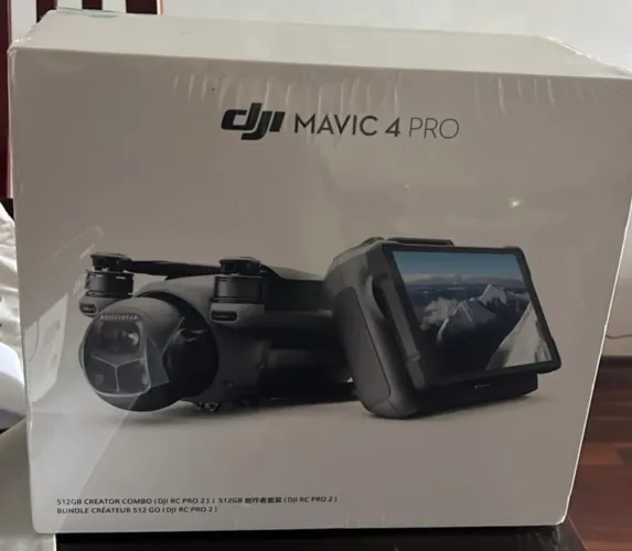 DRONE DJI MAVIC 4 PRO 512GB CREATOR COMBO DJI RC PRO 2 NOVO Lacrado 