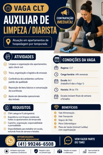 Vaga camareira