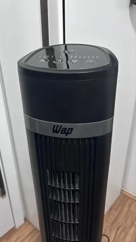 Ventilador Torre AIR SILENCE WAP Silencioso Oscilante com Controle Remoto 4 Velocidades