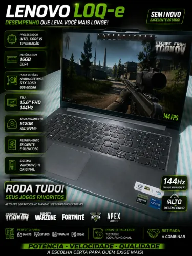 LENOVO LOQ-e RTX 3050 16 ram<br>