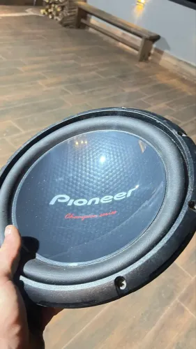 Subwoofer Pioneer Champion Series (Cara Preta) - Impecável / Estado de Novo