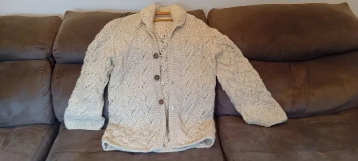 Casaco Cardigan de Tricô Importado da Itália - Super Quente