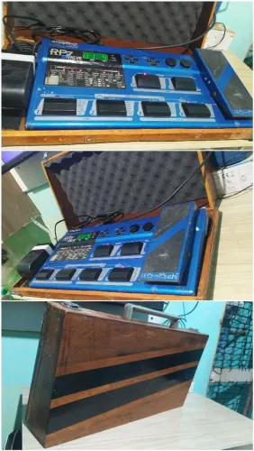 Pedaleira Digitech Rp7 valvulada com case