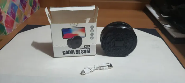 caixa de som portátil Bluetooth K320