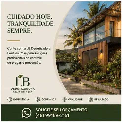 Dedetização residencial e comercial