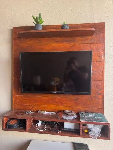 Painel de Tv Rústico 