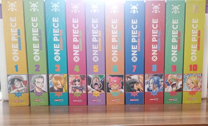 One Piece 3 em 1 do volume 1 ao 10